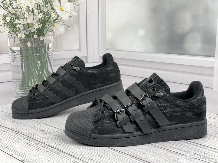 Кроссовки adidas superstar rabbit hole grey