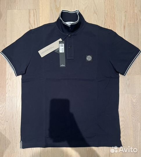 Поло Stone Island Logo Patch Polo Оригинал L