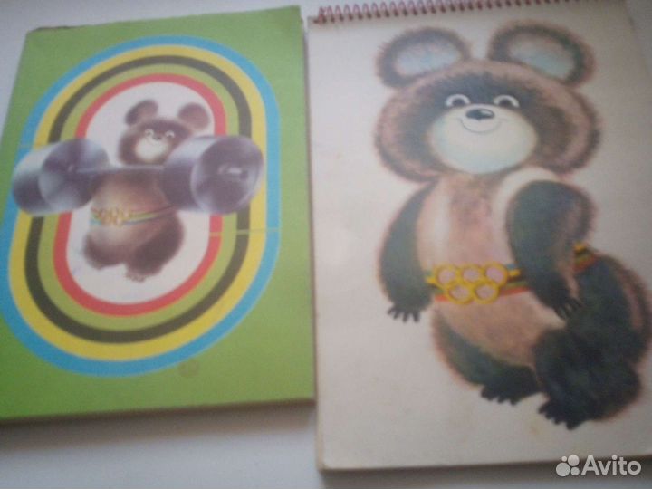 Олимпийский мишка блокнот