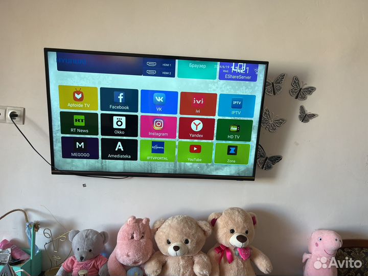 Телевизор SMART tv с вайфаем бу