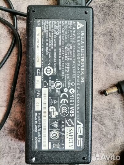 Блок питания для ноутбука asus 19v