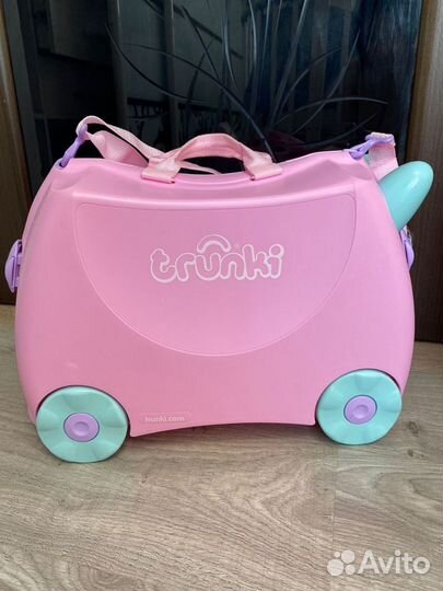 Детский чемодан trunki на колёсиках