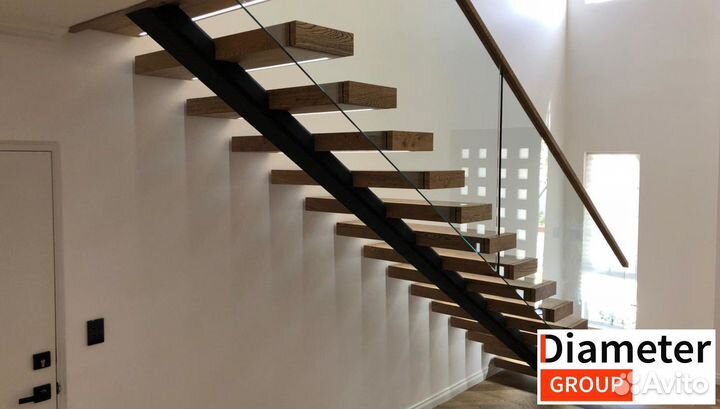 Надежная лестница на металлокаркасе