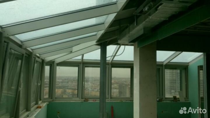 Остекление пластиком веранды террасы