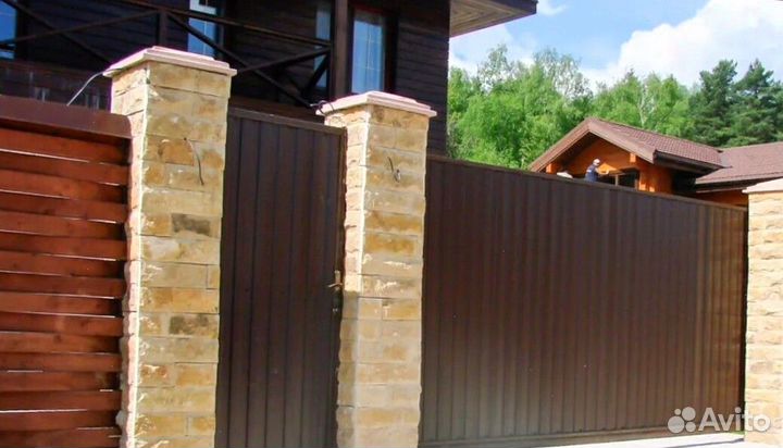 Откатные ворота заказать профессионально