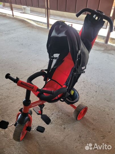 Велосипед коляска с ручкой