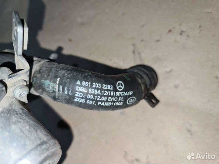 Клапан печки Mercedes W212/CLS218 OM651