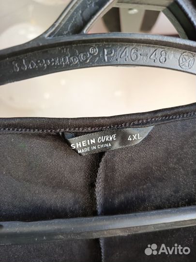 Черное платье в пол Shein