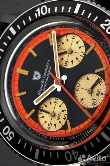 Новые Nivada Grenchen Chronoking (Paul Newman)