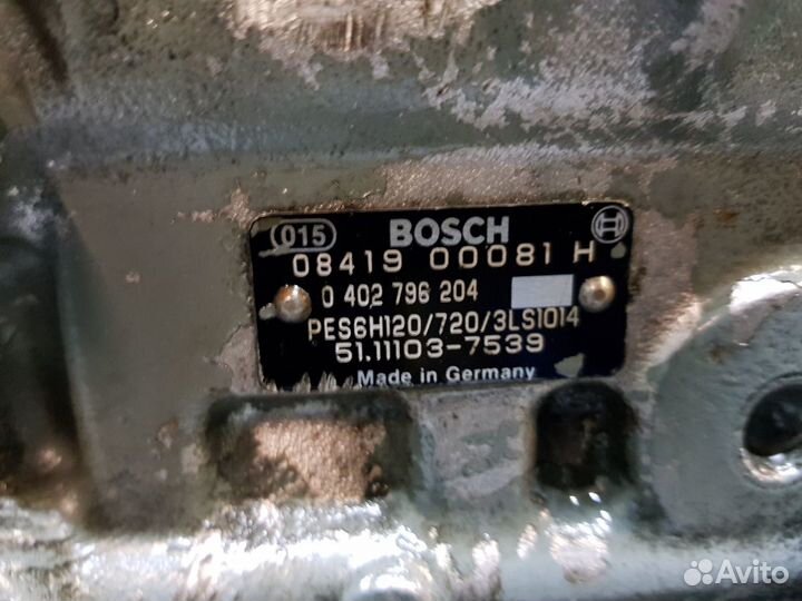 Тнвд ман MAN 0402796204/0402796208/0402796210