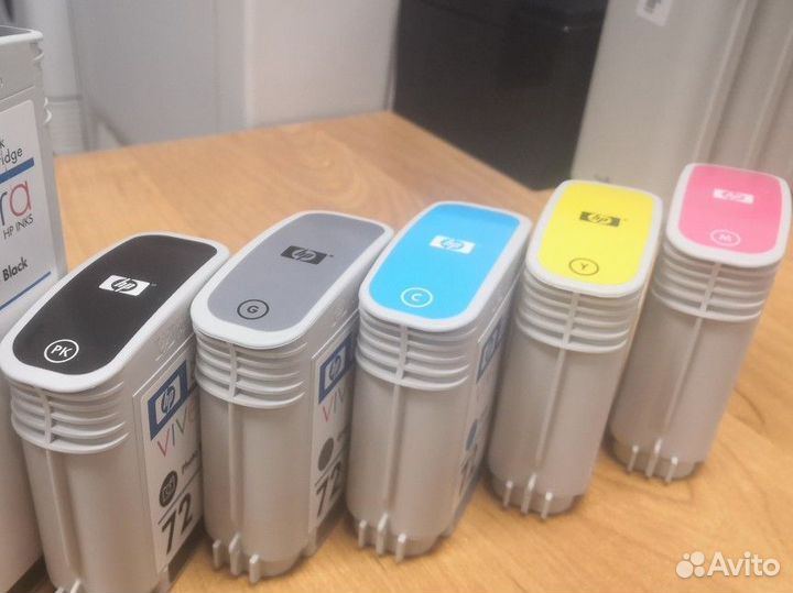 Комплект картриджей hp72