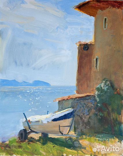 Картина маслом Крымский пейзаж