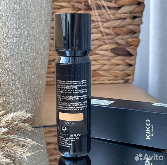 Kiko milano тональный флюид #gold 50