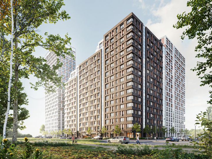 2-к. квартира, 47,6 м², 11/17 эт.