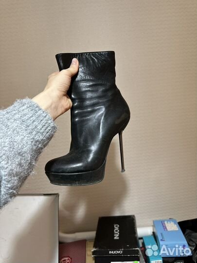 Ботильоны женские 38 размер натуральная кожа