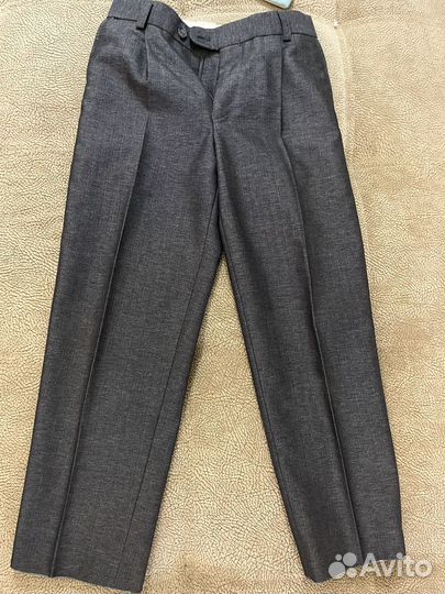 Школьный костюм серый для мальчика 128