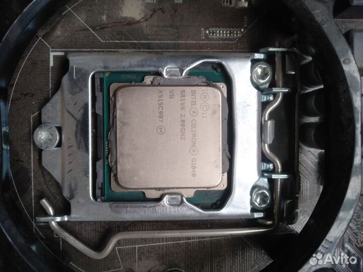 Intel Celeron G1840 LGA1150, 2 x 2800 мгц + мать
