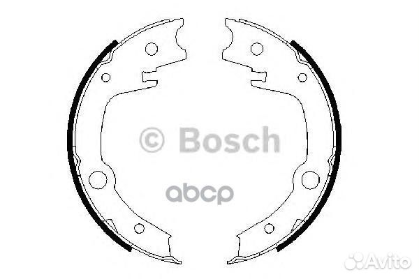 Колодки тормозные барабанные 0986487679 Bosch