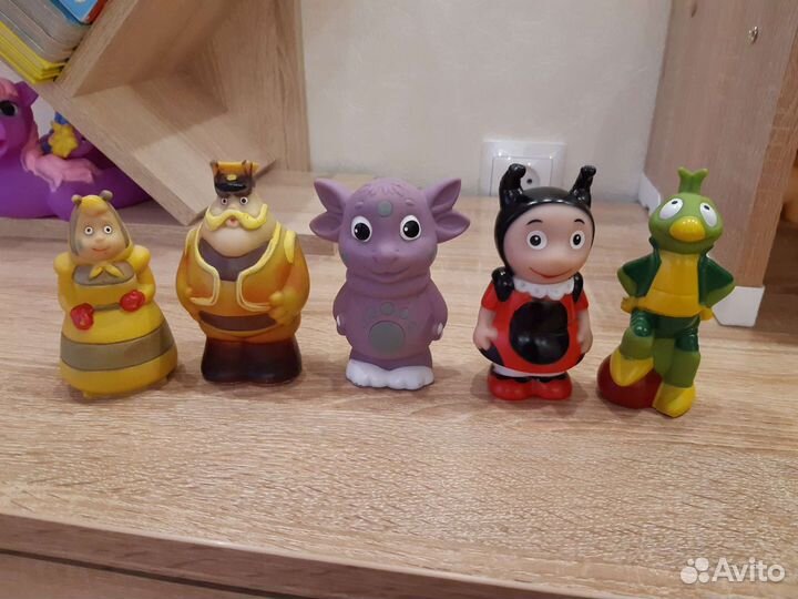 Игрушки для купания Лунтик