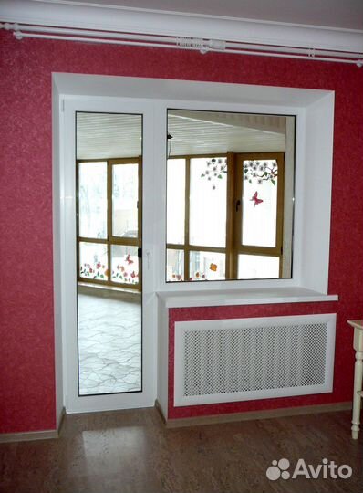 Балконный блок пластиковый