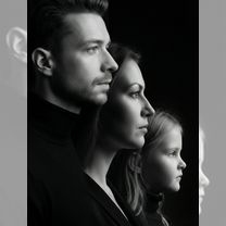 Фотосессия ии - портрет поколений, Уфа