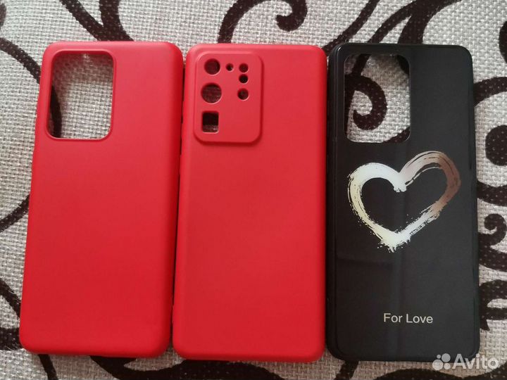 3 чехла на Samsung S20 ultra