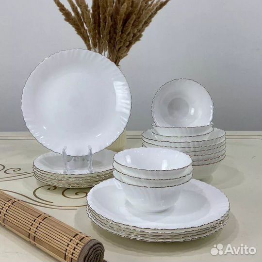 Набор столовой посуды на 6 персон новый