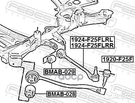 Шаровая опора BMW X3 F25 2009-2017 ECE передн