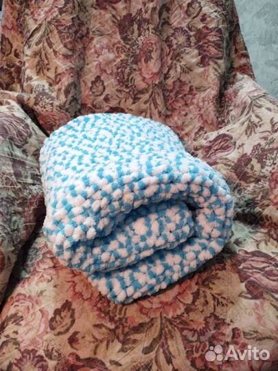 Плед детский плюшевый