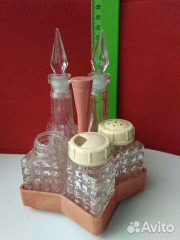 Набор для специй, хруст.рюмки