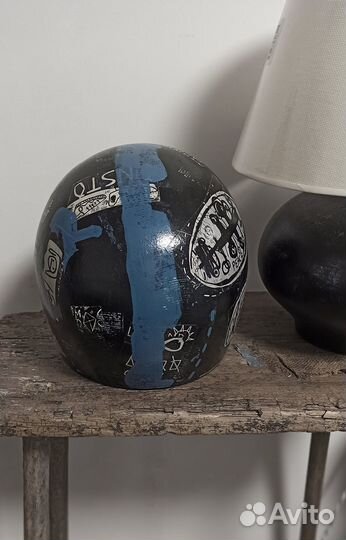 Шлем для мотоцикла, мото, черный