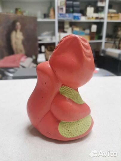 Игрушка погремушка Белочка Пластмасса СССР (Ч)