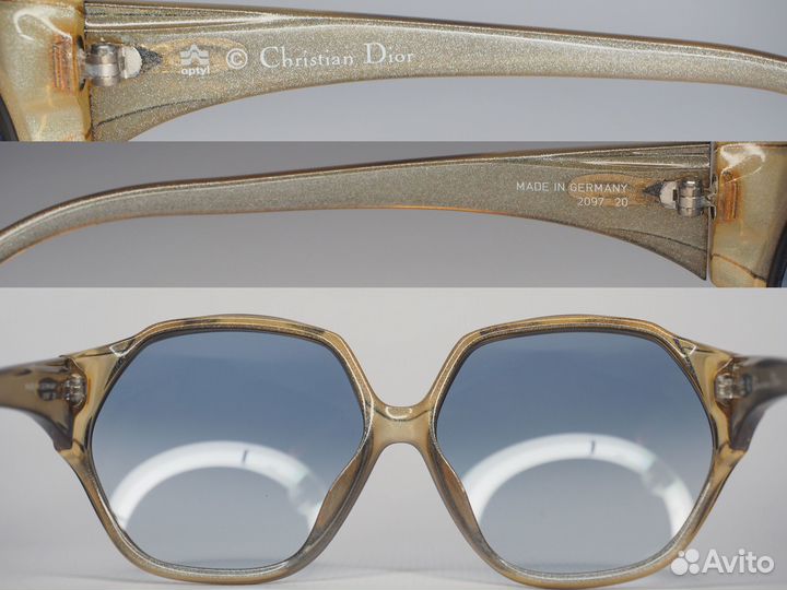 Солнцезащитные очки Dior 2097 винтаж большие 80е
