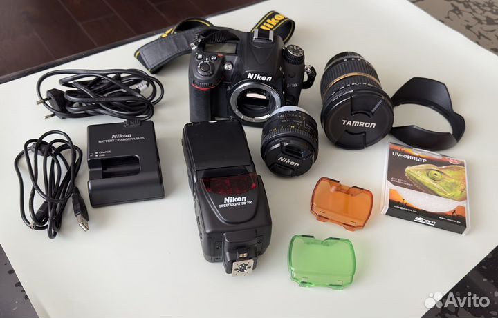 Комплект: зеркальный фотоаппарат nikon d7000 +