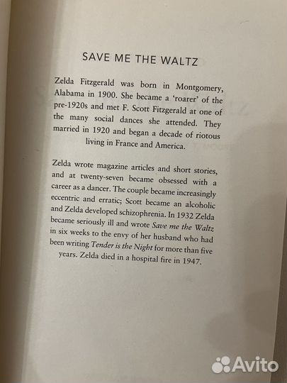 Save me the waltz, Zelda Fitzgerald