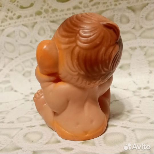 Игрушка резиновая винтаж Гитарист Карлсон Кот