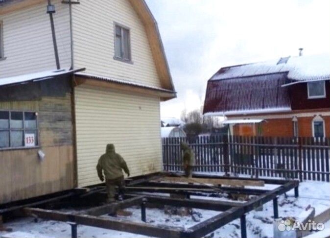 Строительство дачных домов, бань, заборов