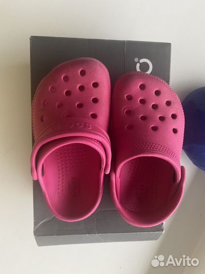 Сабо crocs c7 для девочки