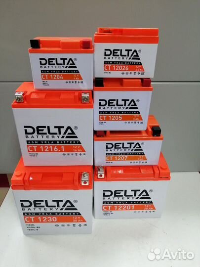 Аккумулятор на мотоцикл, квадроцикл, снегоход