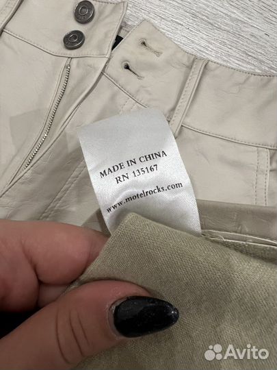 Кожаные шорты motel xs