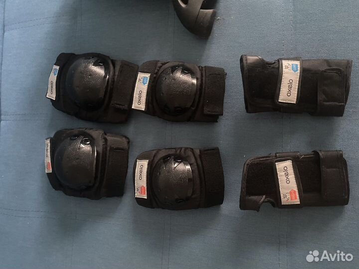 Роликовые коньки размер 39 Oxelo fit3 с защитой