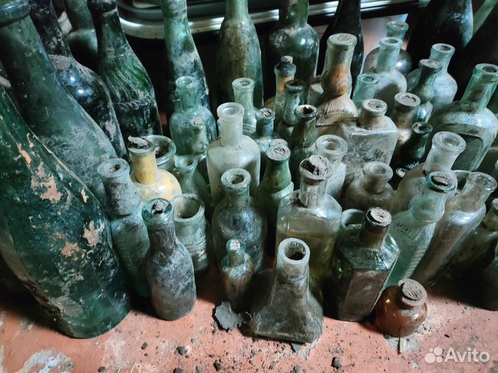 Старинные флакончики, бутылочки