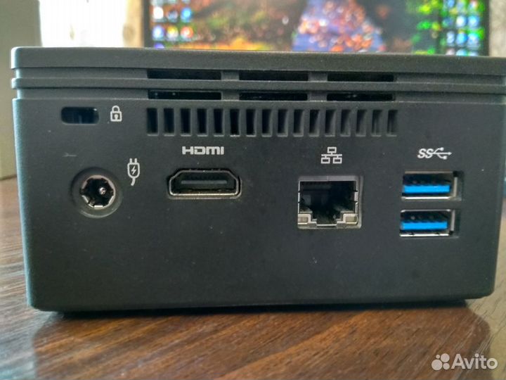 Gigabyte brix GB-bace-3000 с внешней звуковой