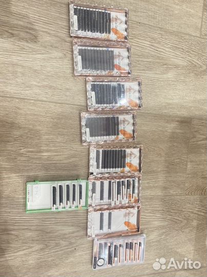 Готовые пучки для наращивания ресниц