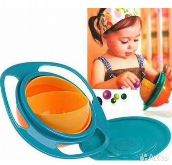 Тарелка детская непроливайка