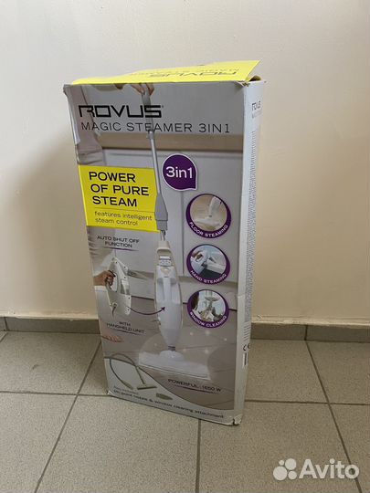 Пароочиститель rovus 3в1