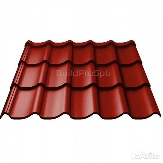 Металлочерепица Кредо (Kredo) толщина 0,45мм, покр