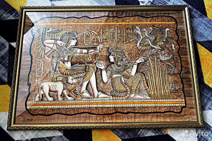 Картина из египта на папирусе