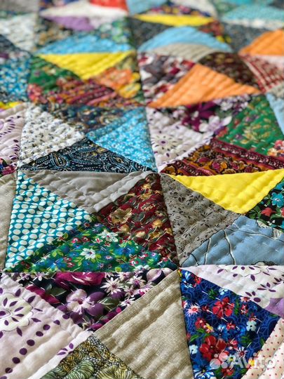 Одеяло в стиле пэчворк 220х150