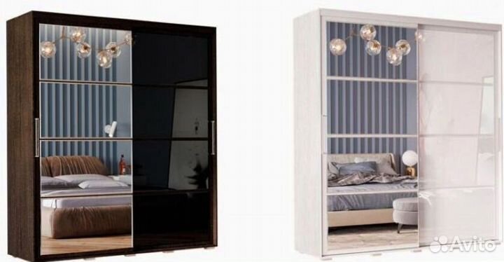 Шкаф-купе Крафт-6 (1962х2176х591) венге